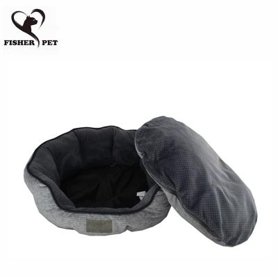 China Warm Soft Pet Dog Bed Travel Fleece Kennel Waterproof Bottom For Large Medium Dogs Cats Beds Bedroom Small Pet Accessories for sale