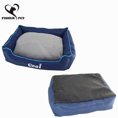 China Square Travel Dog Bed For Soft Fleece Cat Nest Pet Cooling Bed Mat Waterproof Accessories Large Dog Room Cushion Kennel for sale