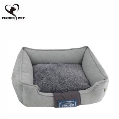 China Super Soft Travel Christmas Pet Sofa Dog Beds Warm Lounger For Dog Dog Bed Gifts for sale