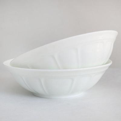 China Wholesale White Ceramic Fine Bone China Soup Bowl Fine Bowls In Low Price Viable for sale