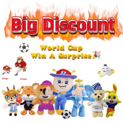 China WORLD CUP ECO-FRIENDLY MATERIAL GREAT DISCOUNT EVENT! ! ! Custom Soft Plush Stuffed Toy Collection Gifts for sale