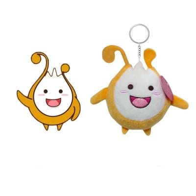 China Cute Design Mini Stuffed Animal Plush Keychains Custom Cartoon The New Mini Stuff Key Chain Plush Cheek Keychains for sale