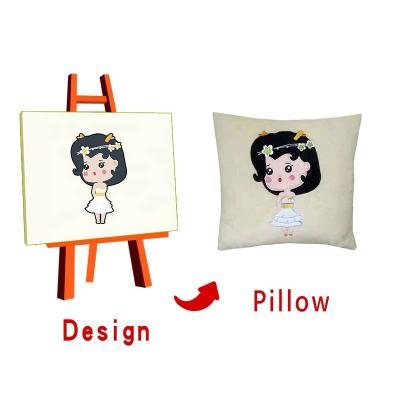 China New Design Cute Animal Doll Hot Selling Custom Fawn Fairy Plush Pillows Plush Pillow Fawn Plush Pillow for sale