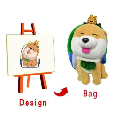 China High Quality Popular Custom Made Cute Fun Kids Plush Backpack Kids Backpack Backpack Plush Toy for sale