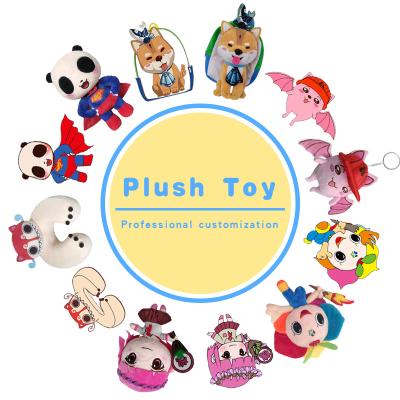 China Custom Plush Stuffed Bags Lovely Cute Custom Kids Cartoon Soft Doll and Bag Gifts Custom Plush Bag for sale