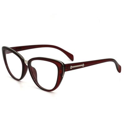 China LuckTime Stylish Unisex Cat Eye Glass Frames PC Optical Frames Reading Glass for sale