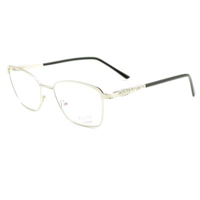 China For LuckTime Fashion Metal Reading Glasses Eyeglasses Frames Diamonds In The Feet Optical Frames for sale