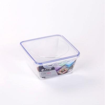 China Airtight Lunch Meal Bento Container 1200ml 16*16*7.8CM Freshness Preservation Place Food Storage Lids Lunch for sale