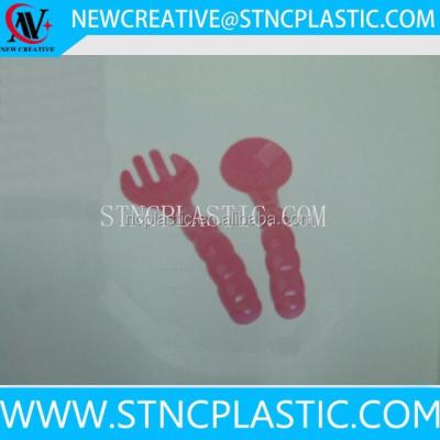 China Viable colored plastic spoon and fork for sale