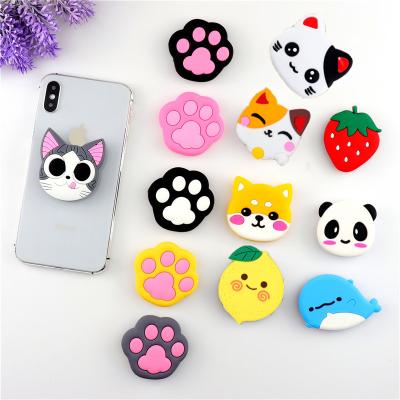 China Adjustable Luxury Cute Finger Bracket Universal Universal Fold Phone Finger Grip Mobile Phone Grip Extension Bracket for sale