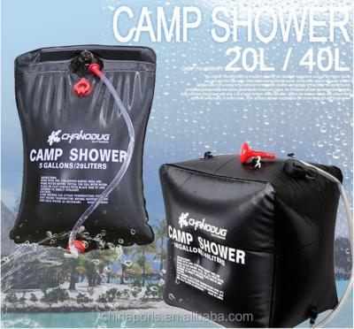 China GOOD QULAITY PVC PLASTIC 10 GALLONS 40L CAMPING SHOWER WITH COMPETIITVE PRICE for sale