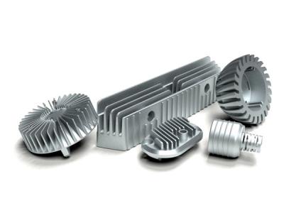 China High Power Aluminum Extrusion Heat Sink Profiles With Drilling / Milling for sale