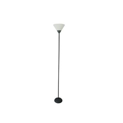 China Traditional uphead floor lamp,cheapest metal single floor head lights,E27,MAX.40W,black color simple standing lights for sale