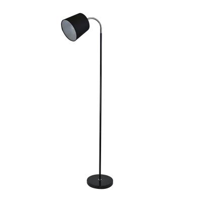 China Modern simple morden metal floor lamp black home fabric shade indoor position lamp, E27, Max.40W, 230V, 50Hz traditional floor lamps for sale