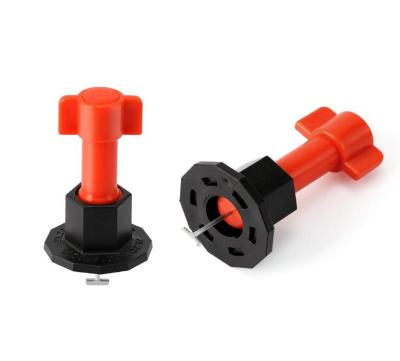 China Modern Replaceable T Lock Tile Leveling System Kit With Leveling Spacer Clips 2mm for sale