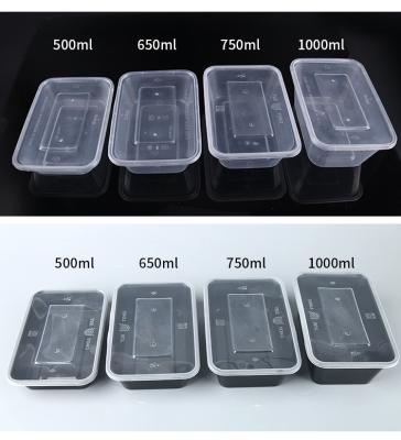 China Disposable Restaurant Take Away Packaging Plastic Food Containers for sale