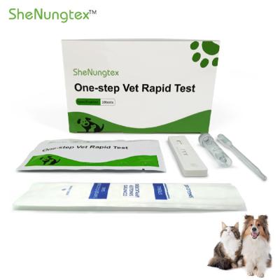 China Vet Diagnosis Factory price cat diagnostic test kit feline calicivirus FCV Ag pet rapid test kit for sale