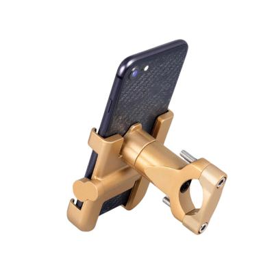 China Adjustable Motorcycle Aluminum Cell Phone Holder With Adjustable Handlebar Bicycle Cell Phone Holder For Cycling Sports for sale