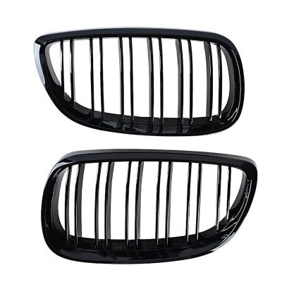 China Front Bumper Kidney Grill Black Line 2006-2009 For BMW E92 E93 M3 Double Gloss Grills Car Styling Racing Replacement Part ZKHDA0002 for sale