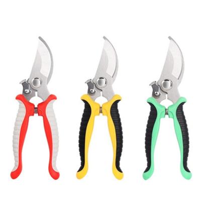 China Professional Garden Scissors Anti-Slip Pruner Handle Bypass Shears Tree Trimmers Sharp Pruners Hand Clippers for Garden Beak Scissors for sale