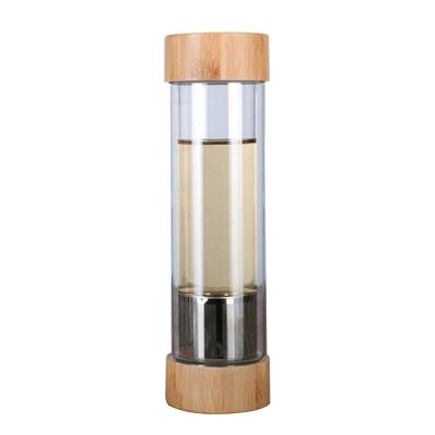 China New Design Luxury Eco-friendly Tea 300ml Double-Layer Material Bamboo Mug Eco-friendly for sale