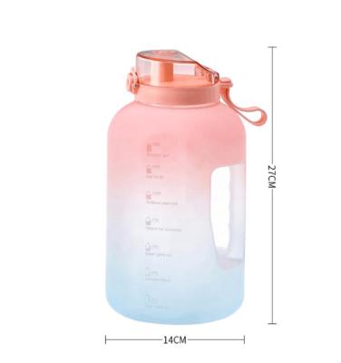 China 2.5L Half Gallon BPA Free Wide Mouth Reusable Water Bottle 83oz Reusable Gym Water Jug For Home Drinking From Large Sports Water Bottle for sale