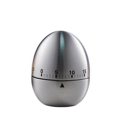 China Kitchen Viable Timer Stainless Steel Rise Egg Mechanical Alarm Clock Reminder 60 Minutes Cooking Tools Accessories for sale