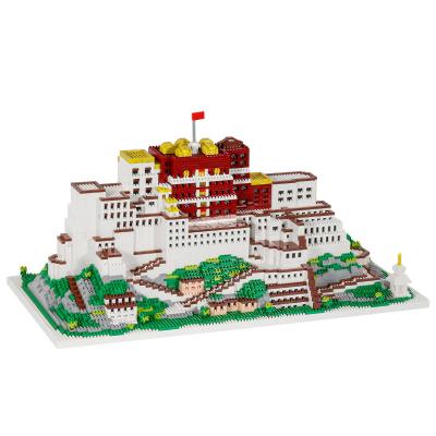 China Hot Sale Christmas Toy Micro Brick Potala Palace Building Blocks Educational Toy China Tibet Famous Building Architecture For Child for sale