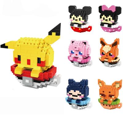 China The Micro Building Block Toy HC Cartoon Magic Cup Nick Juddy Fox Rabbit Penguin Bear Figures Diamond Mini Brick Figrues Toys for sale