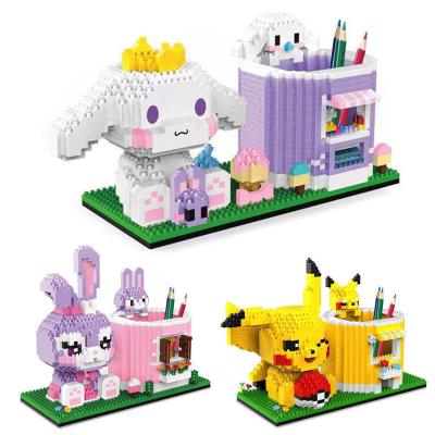 China Mini Legoly Toys For Decor Stitch Pen Container Holder StellaLou Building Blocks Toy New Arrivals Plastic Micro Kid's Gift for sale