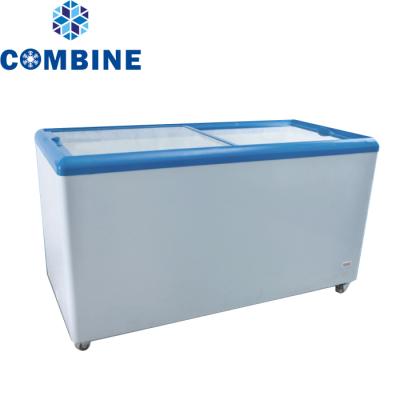 China Single-temperature Ice Cream Freezer Open Door Top Freezer Commercial Freezer SD300L for sale