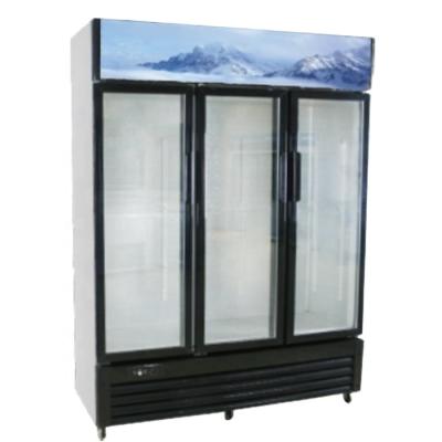 China Single-temperature made in China high quality soft drink display fridge with three door LC-1259 for sale