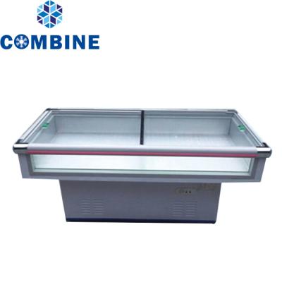 China Single-temp double temp. Vertical Showcase Open Top Refrigerator , Open Showcase Commercial Endurance Glass Freezer for sale