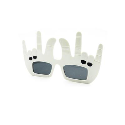 China Party sunglasses OEM design rock gesture shaped oversized party sunglasses china sunglasses factory for sale