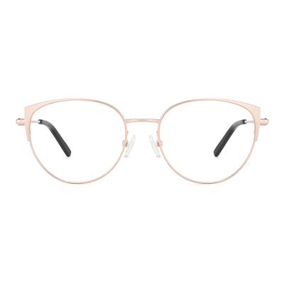 中国 Optical Frames Wholesale Classic Round High End Metal Hinge Eyeglass Frame Eyeglasses Frame Eyeglasses Glasses 販売のため