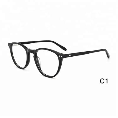 Китай Protective Eye Glasses Sight Male Fashionable Black Optical Glasses Frames Acetate Glasses продается