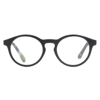 China All Brand New High Quality Round Big Clear Plastic Big Frame Reading Glasses for sale