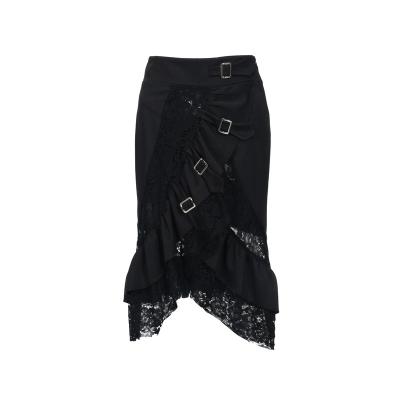 China New Fashion Design Style Casual High Quality Western Anti-Static Women Lace Spring Summer Autumn Black Skirt for sale