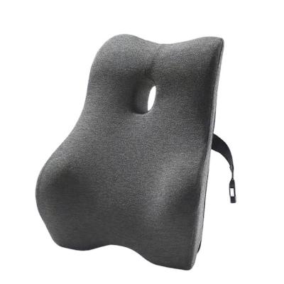 China Wholesale Anti-static Fatigue Lumbar Support Pillow Back Pain Relief Memory Foam Car Back Seat Motor Cushion for sale