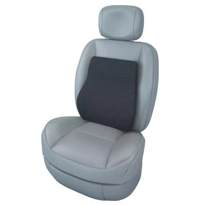 China Anti-Static Back Support Pillow Premium Memory Foam Cover Office Chair Lumbar Support Pillow Car Washable Cushion for sale