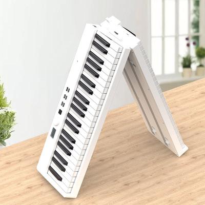 China LED Display Intelligent Portable Foldable Keyboard Smart Piano Folding Piano with 88 Lithium Battery Electronic Piano Keys for sale