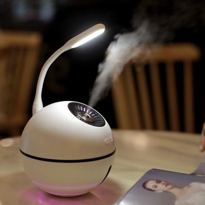 China Ultrasonic Humidifier Colors LED Light Two-color Space Ball Humidifier Color LED Variable Light Ultrasonic Cool Mist Humidifier Home Ultrasonic Humidifier for sale