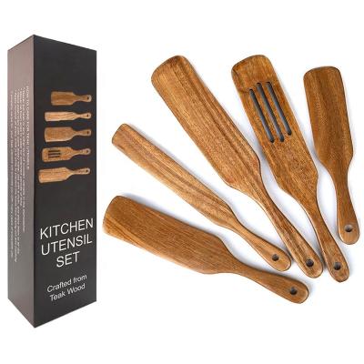 China Viable Rubber Wooden Kitchen Accessories Supplier Kitchenware OEM/ODM Kitchen Tool Cookware Set for sale