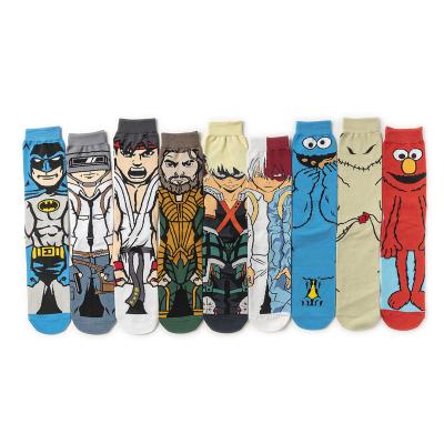 China Pi hero academy sports cartoon sock business skateboard personality anime long socks for sale