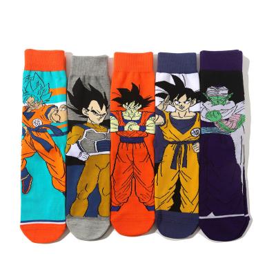 China Monkey Sun Wukong Tube Dragon Glass Pearl Cartoon Cotton QUICK DRY Socks Long for sale