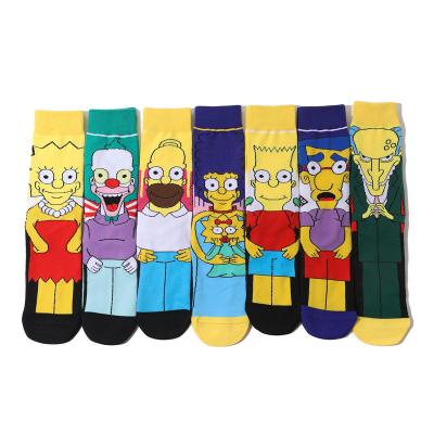 China Pi Duck Personality Anime Cotton Cartoon Socks Sporty Popular Funny Anti-Fault for sale