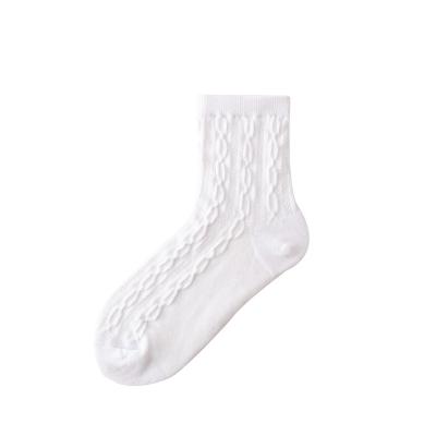 China Leisure / Pi Women's Long Sock Comfortable Wholesale Cotton Anti Slip Anti Bump Crew Grip Socks For Women for sale