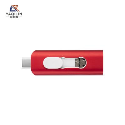 China Aluminum Alloy+ABS Aluminum Alloy+Type-C High Speed ​​2.0 Size Memory Card Multifunctional LOGO 32G-128G LOGO Advertising GIFT USB Flash Drive ABS Flash Drive for sale