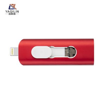 China Aluminum alloy + ABS high-speed aluminum alloy + ABS 2.0 size memory card LOGO 32G-128G multi-function advertising GIFT USB flash drive for sale