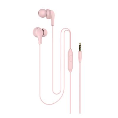 China Perfect Healthy Cheap Earbuds Mobile Phone Earbuds Fashion 3.5mm In-Ear Colorful Cable Headphones for sale